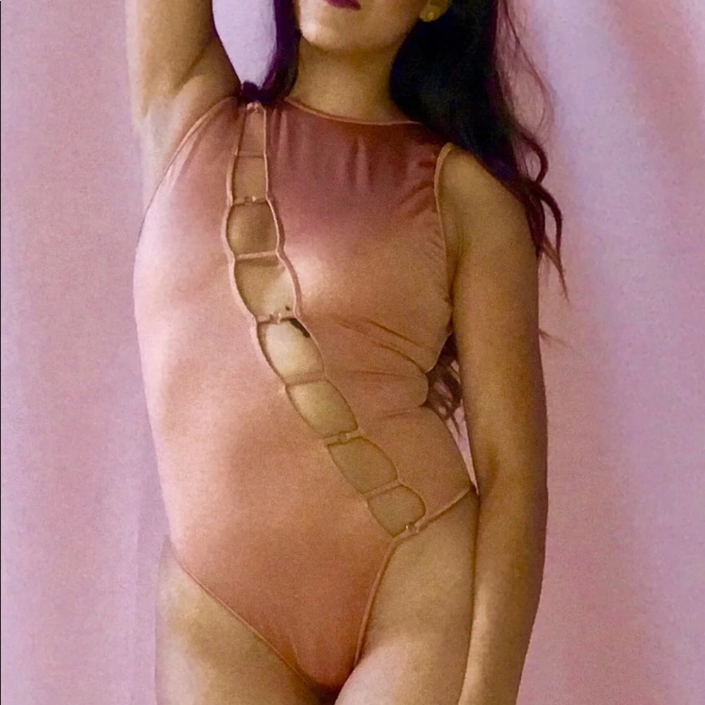 Gold/Rose Gold One piece fashion one piece